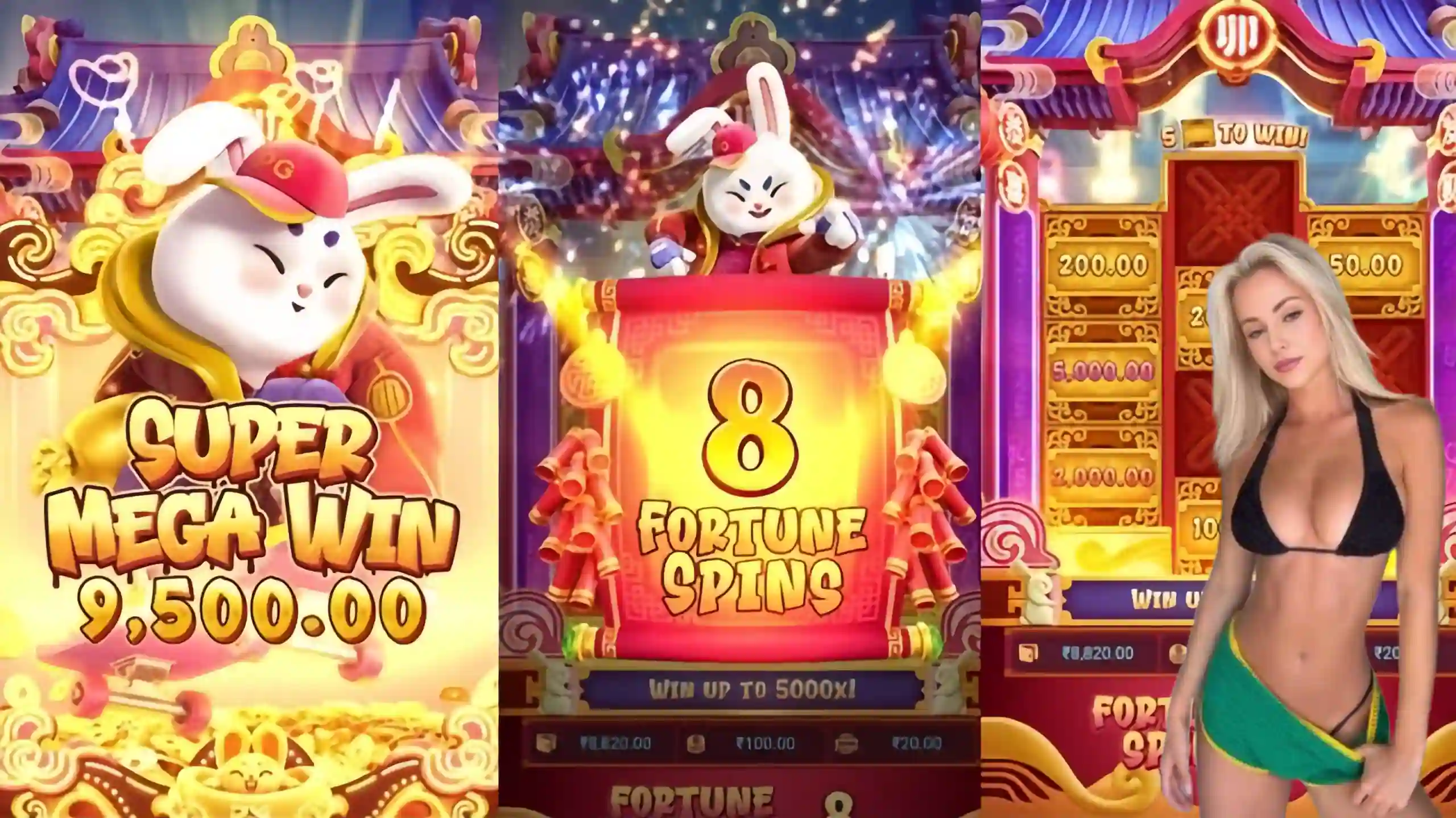Wild Expansivo Fortune Rabbit 85pg - Coelho Dourado que Expande